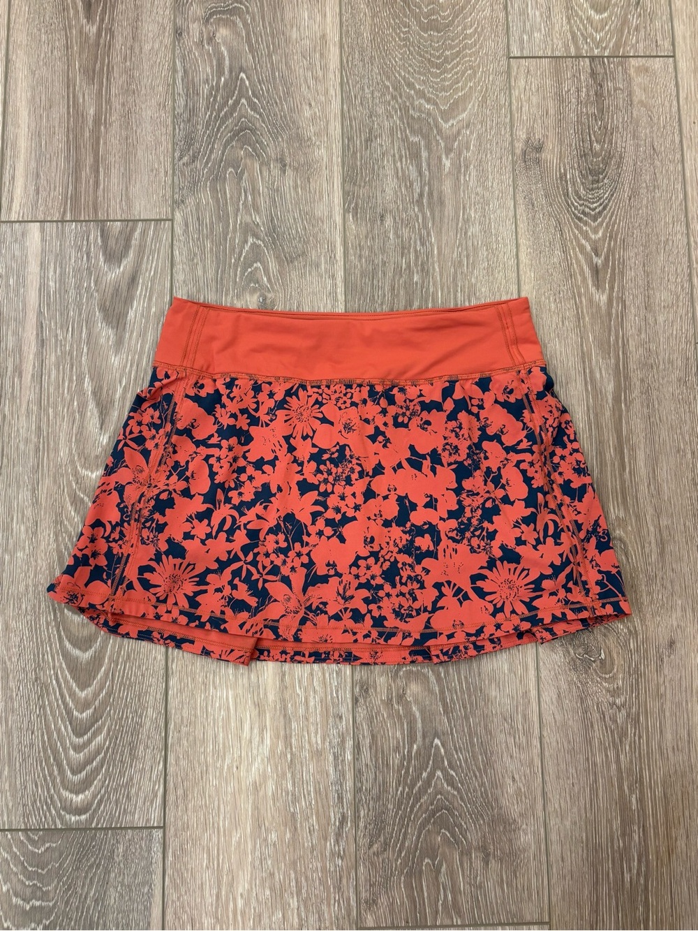Lululemon Pace Rival Skirt Skort Pink/Navy - Size 6